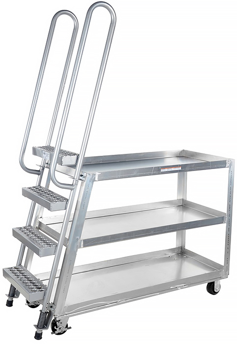 Stock Picking Ladder Cart