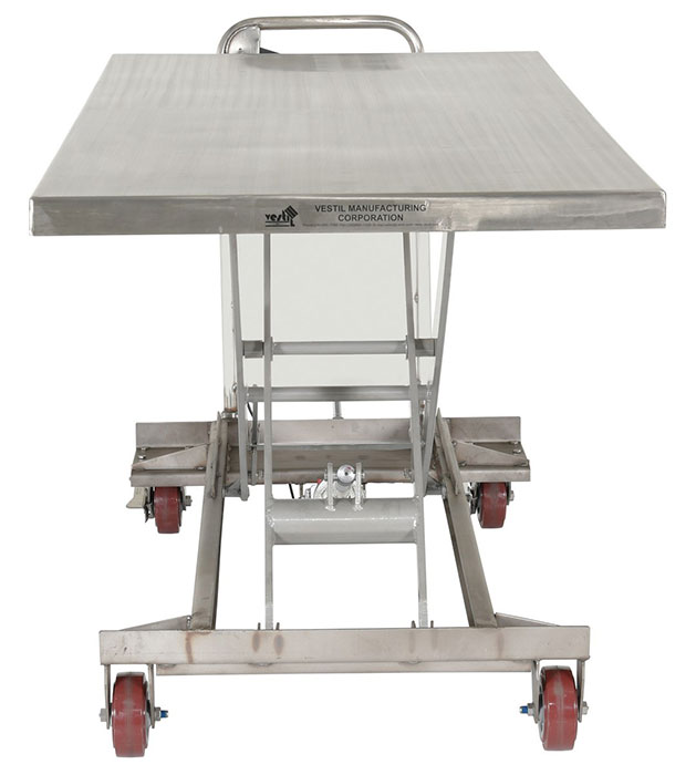 Partial Stainless Steel Lift Cart