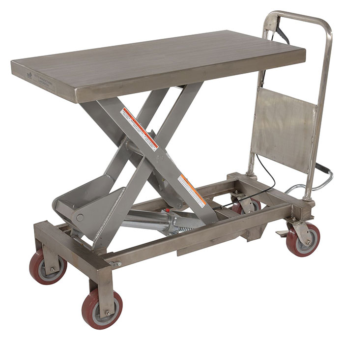CART-1750-PSS Partial Stainless Steel Lift Cart  