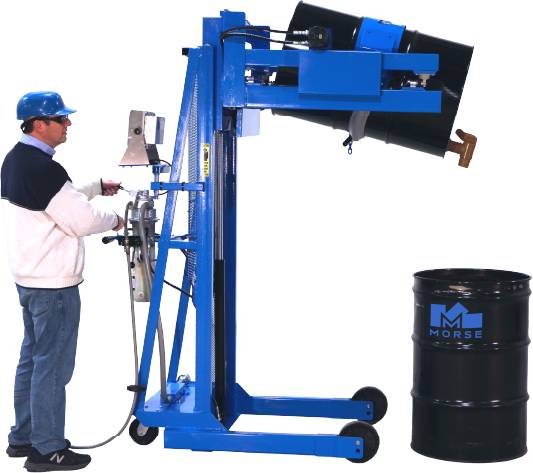 Morse 515-N-115 Portable Drum Dumper With Scale
