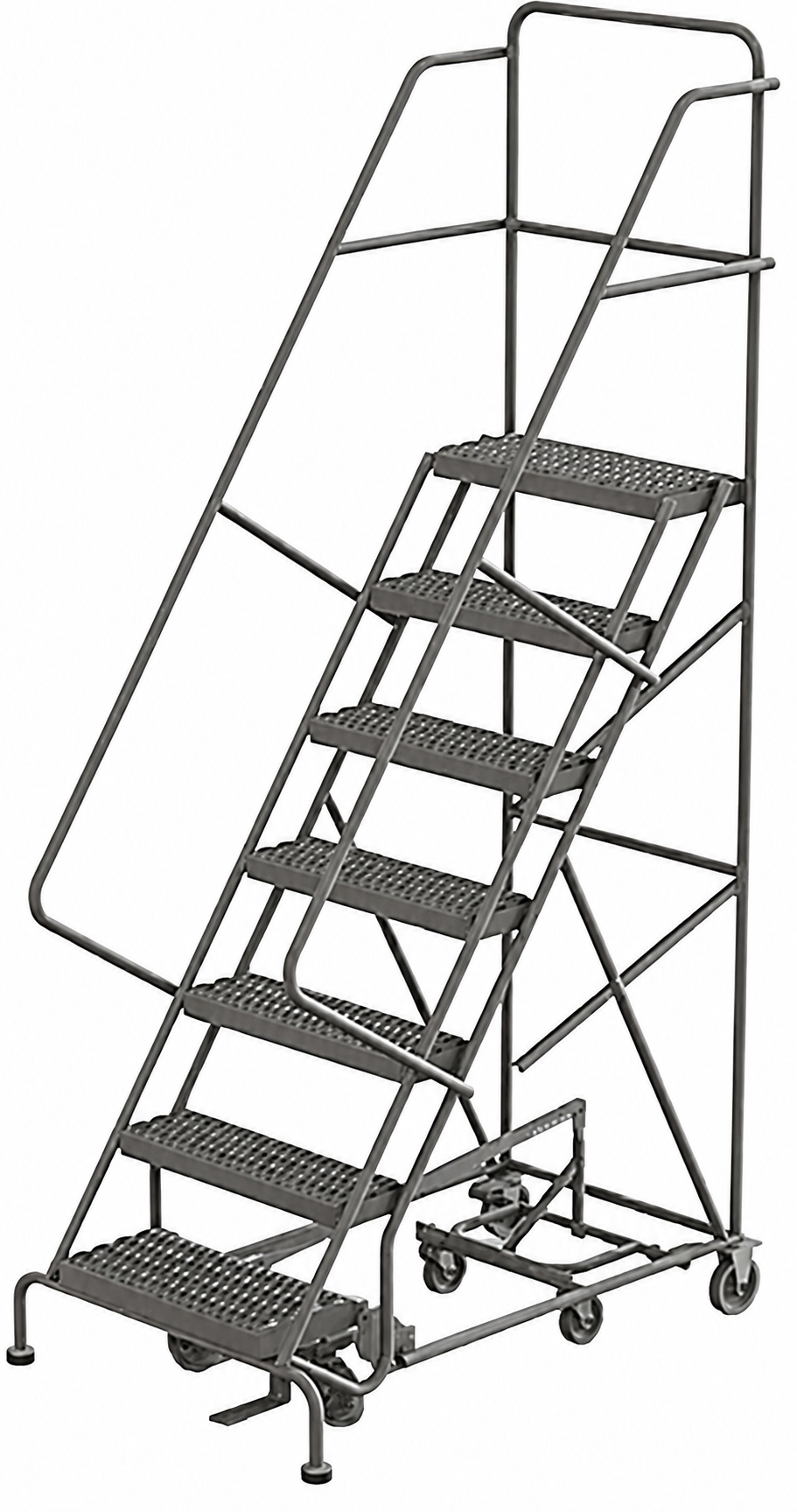 Tri Arc 8 Step All Direction Rolling Ladder