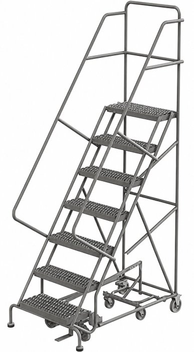 Tri Arc 7 Step All Direction Rolling Ladder