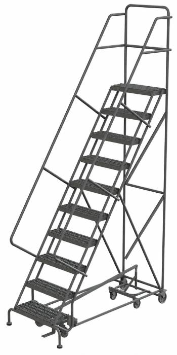 Tri Arc 10 Step All Direction Rolling Ladder
