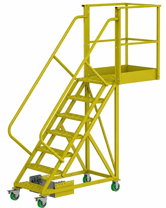 Tri Arc 7 Step Cantilever Ladder
