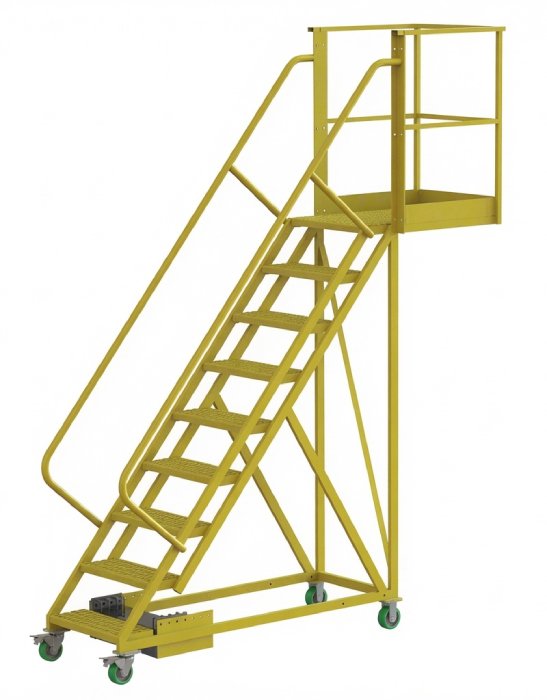 Tri Arc 9 Step Cantilever Ladder