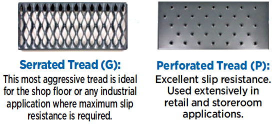 Tri Arc Step Tread