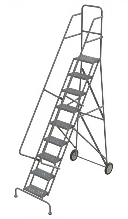 Tri Arc 10 Step Tilt And Roll Ladder