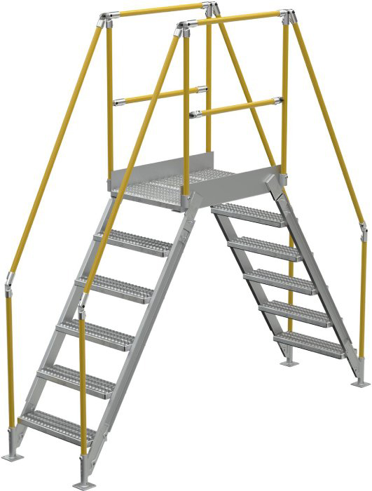 Vestil COL-AL-6-56-23 Aluminum Crossover Ladders