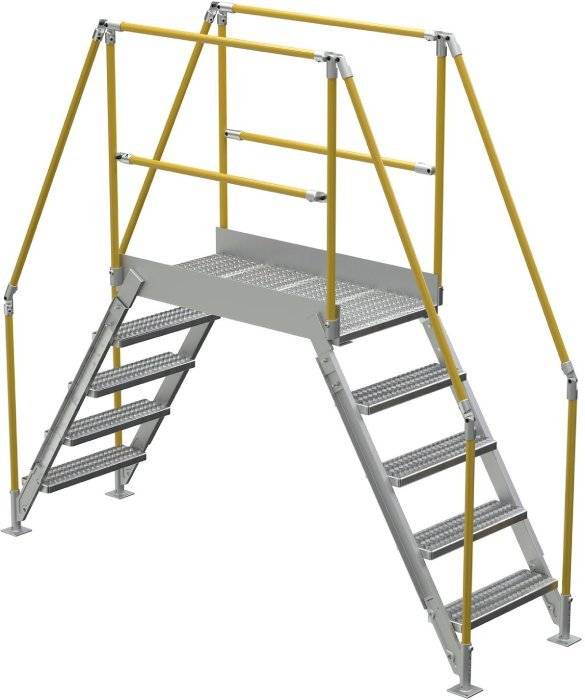Vestil COL-AL-5-46-33 Aluminum Crossover Ladders