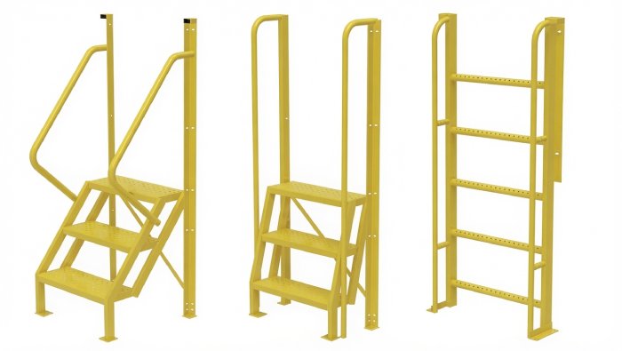 Tri Arc 3 Step Crossover Ladder Stairs