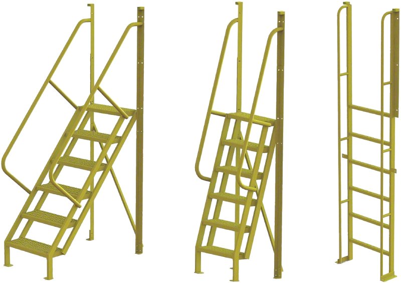Tri Arc 6 Step Crossover Ladder Stairs