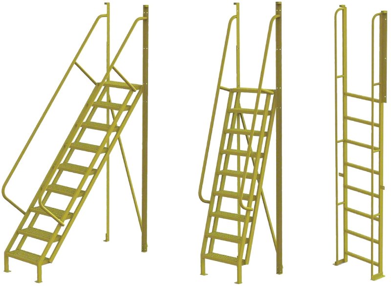 Tri Arc 9 Step Crossover Ladder Stairs