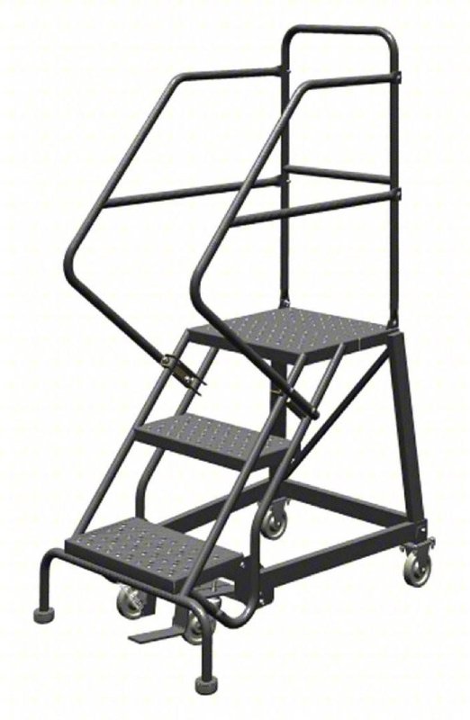 Tri Arc 3 Step Easy Climb Ladder- 16 Inches Wide
