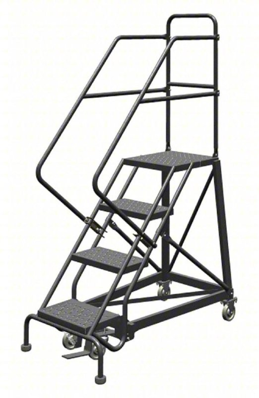 Tri Arc 4 Step Easy Climb Ladder- 16 Inches Wide