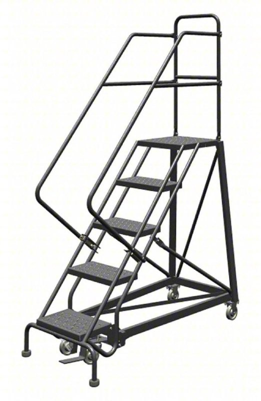 Tri Arc 5 Step Easy Climb Ladder- 16 Inches Wide
