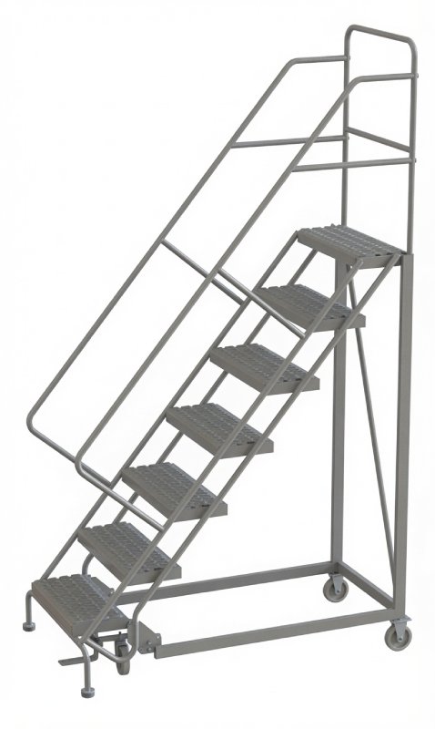Tri Arc 7 Step Easy Climb Ladder- 16 Inches Wide