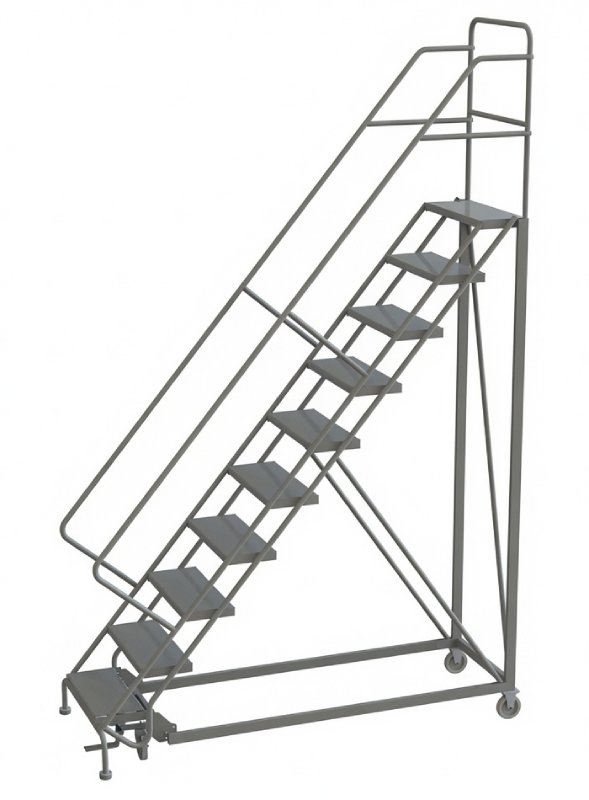 Tri Arc 10 Step Easy Climb Ladder
