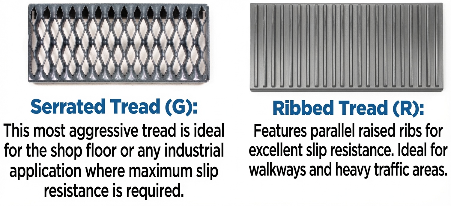 Tri Arc Step Tread
