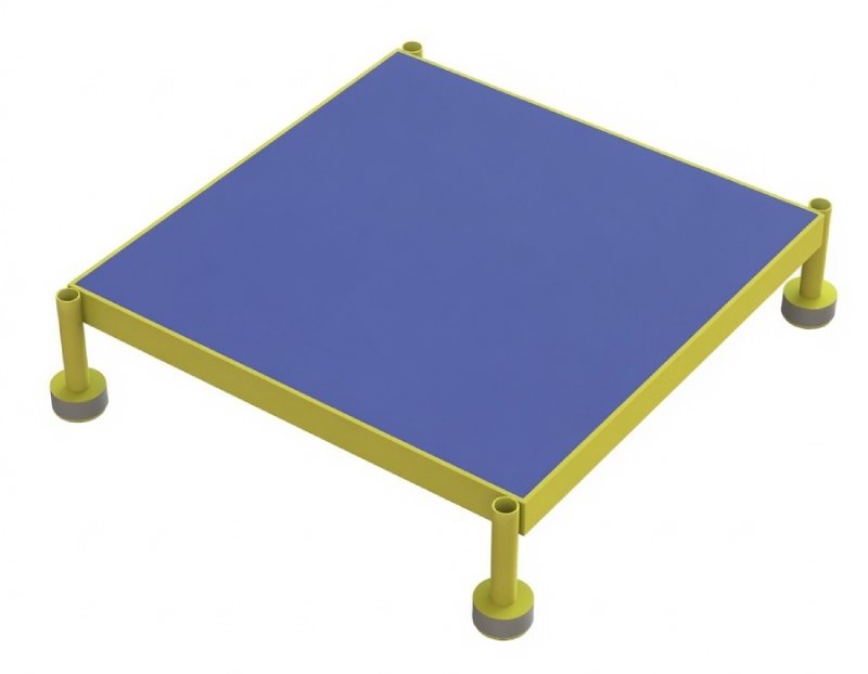 Tri Arc Adjustable Work Platform with Ergo Mat - 24 Length