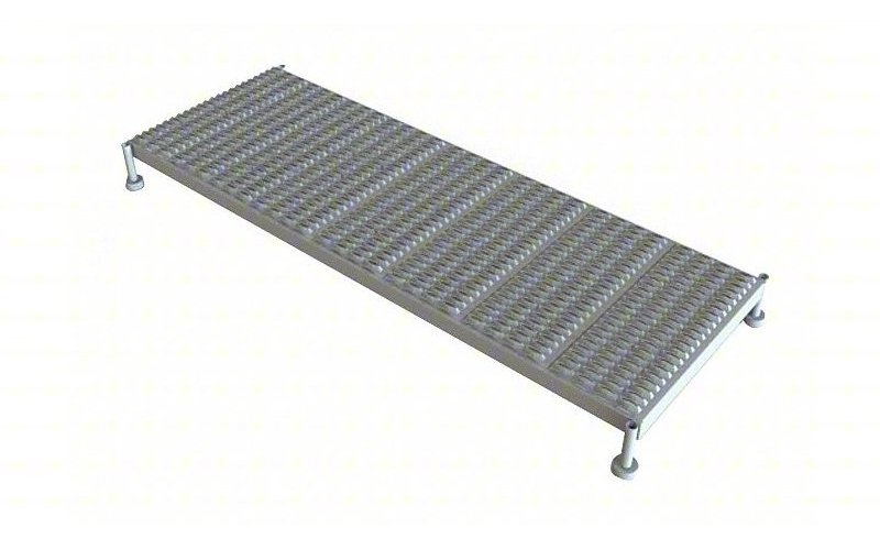 Tri Arc Adjustable Work Platform with Grip Strut Tread - 71 Length