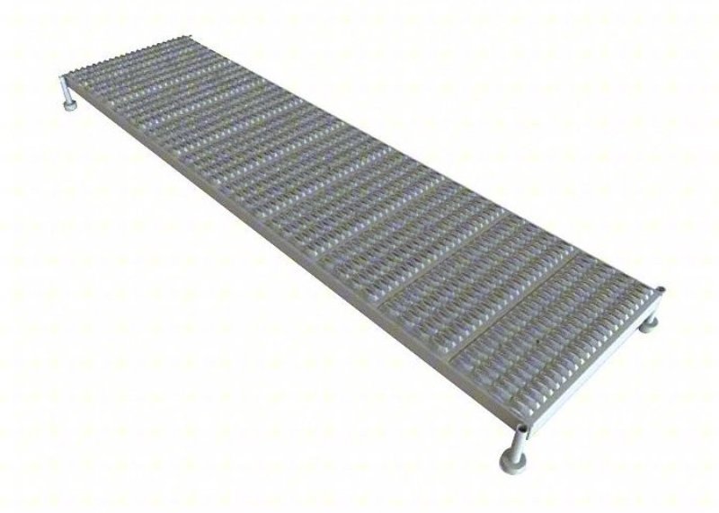Tri Arc Adjustable Work Platform with Grip Strut Tread - 97 Length