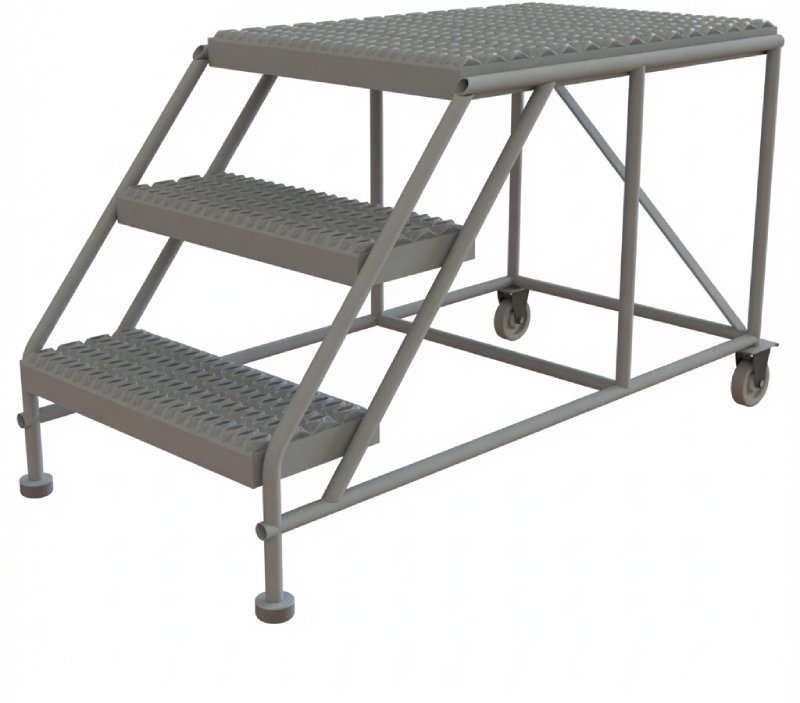 Tri Arc Rolling Work Platform - 3 Step